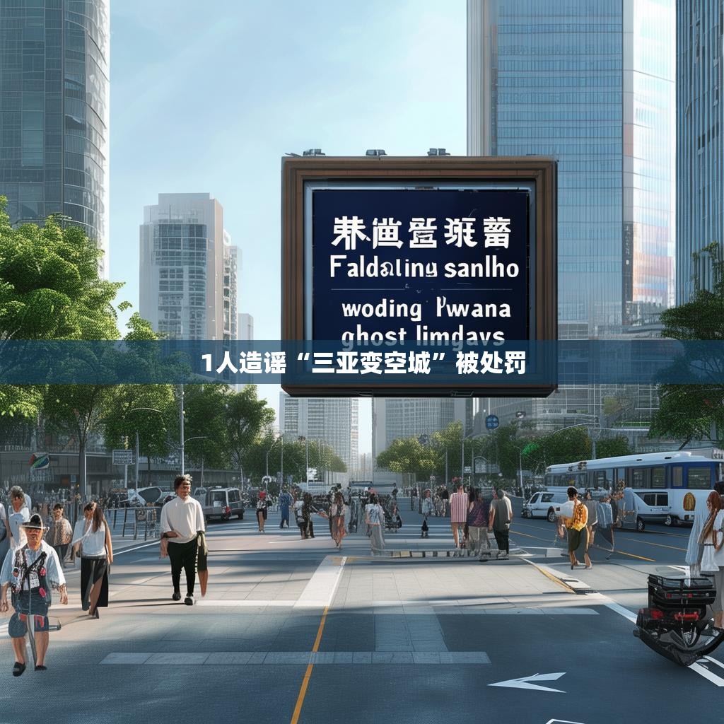 1人造谣“三亚变空城”被处罚
