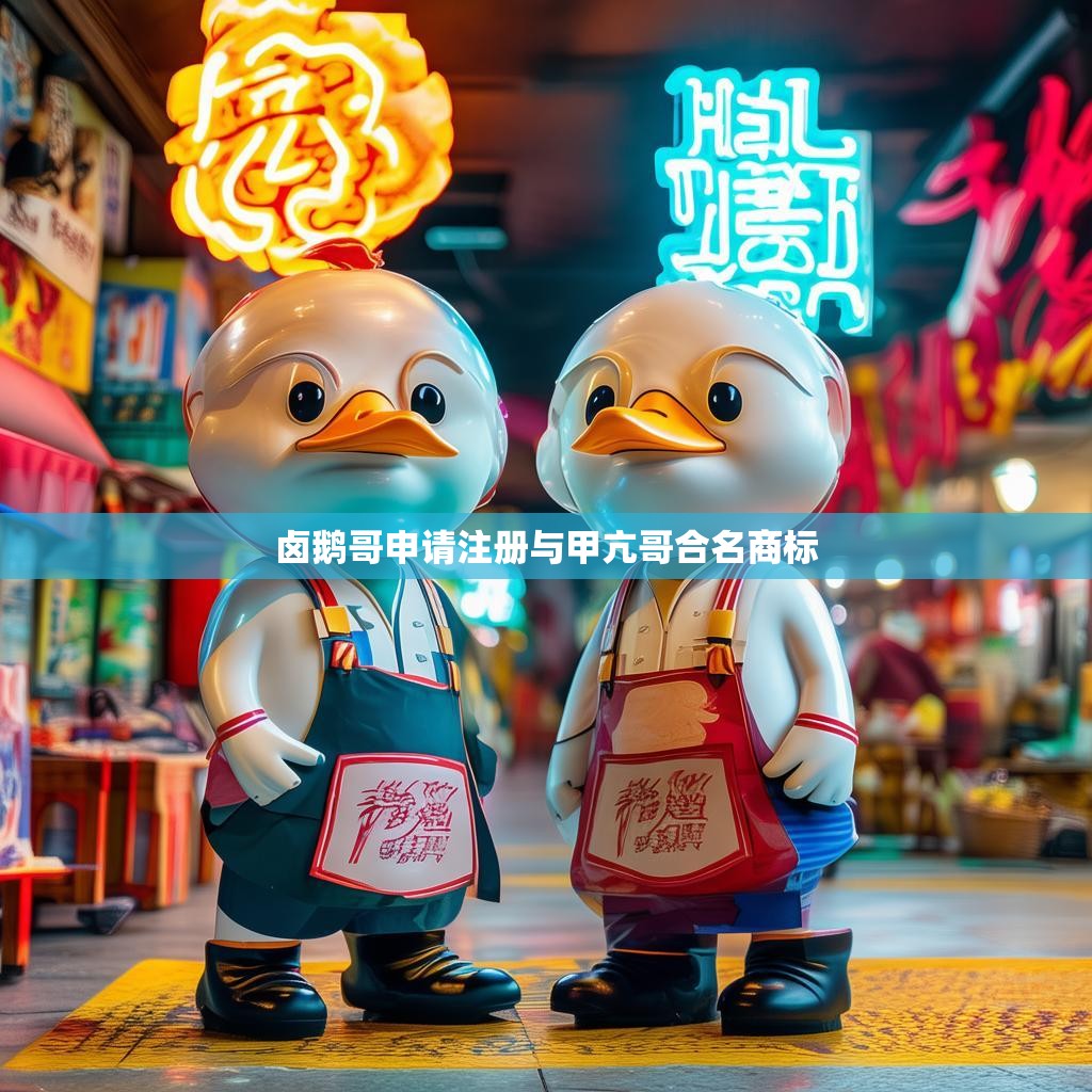 卤鹅哥申请注册与甲亢哥合名商标