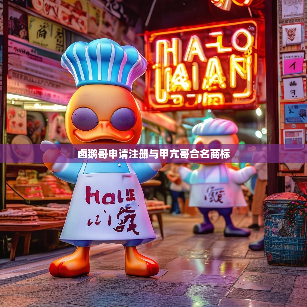 卤鹅哥申请注册与甲亢哥合名商标