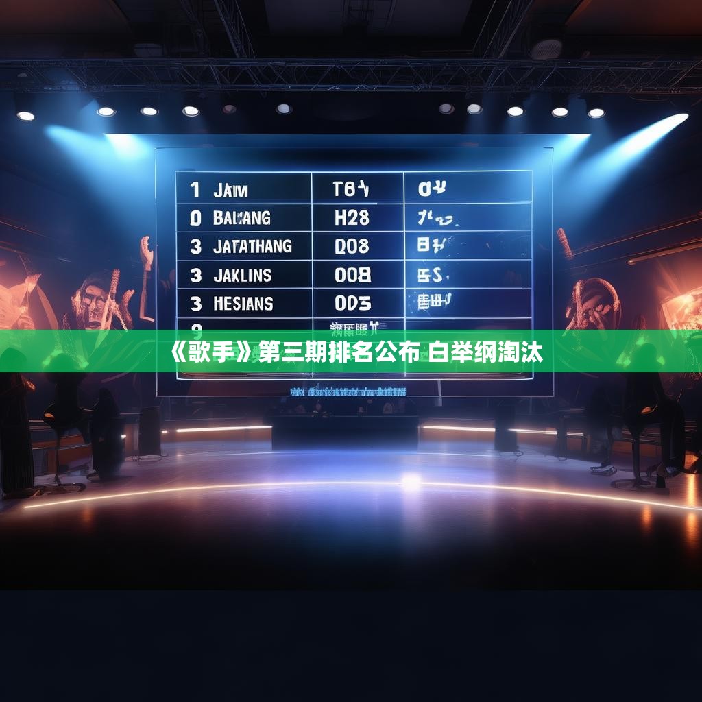 《歌手》第三期排名公布 白举纲淘汰
