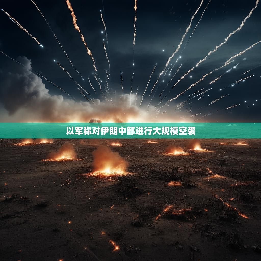 以军称对伊朗中部进行大规模空袭