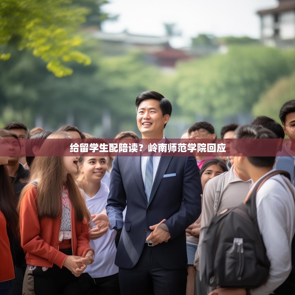 给留学生配陪读?岭南师范学院回应 给留学生配陪读?岭南师范学院回应