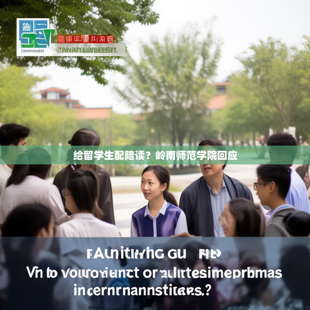 给留学生配陪读？岭南师范学院回应