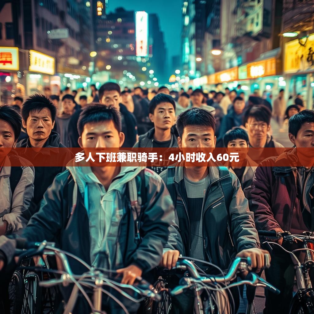 夜晚的兼职骑手