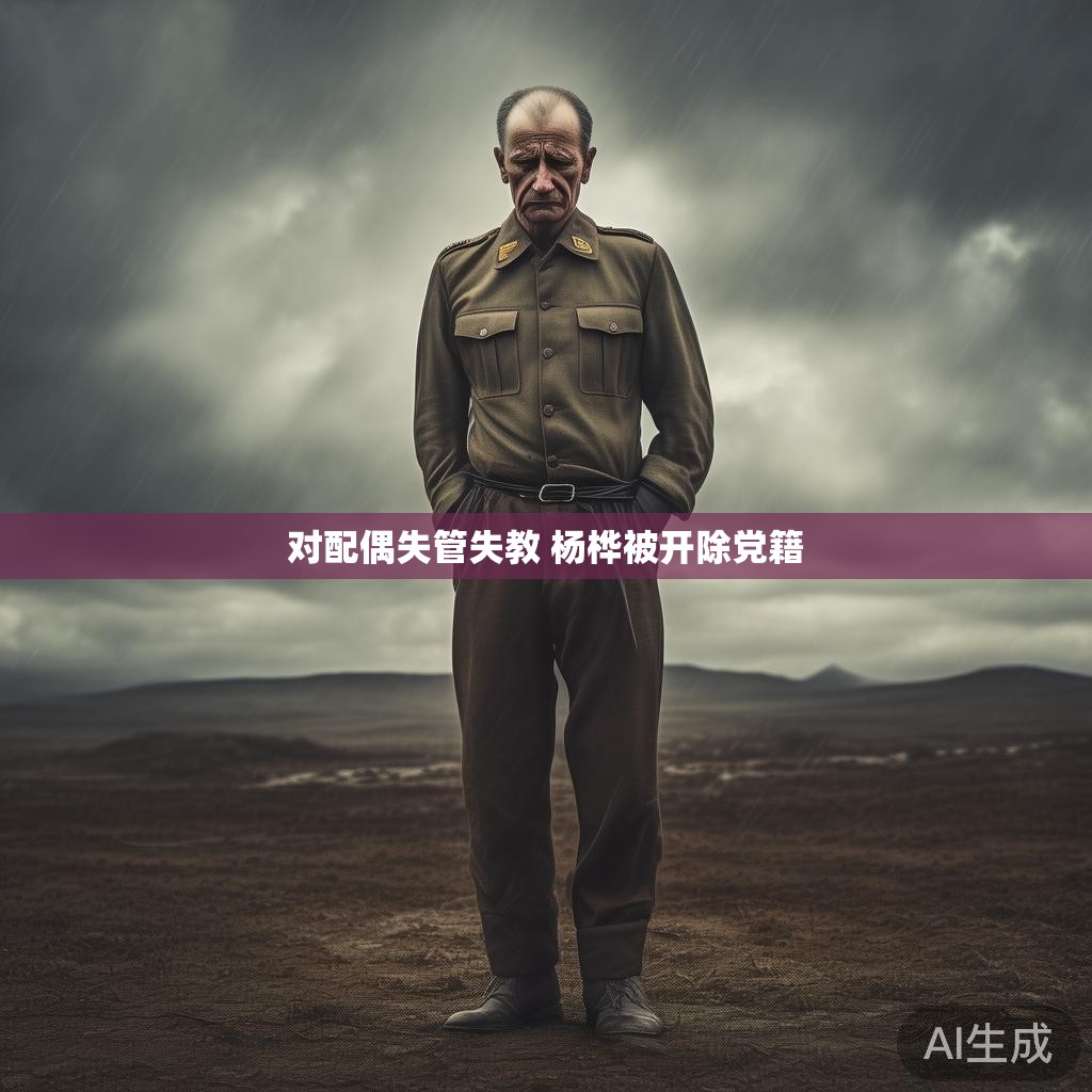 对配偶失管失教 杨桦被开除党籍