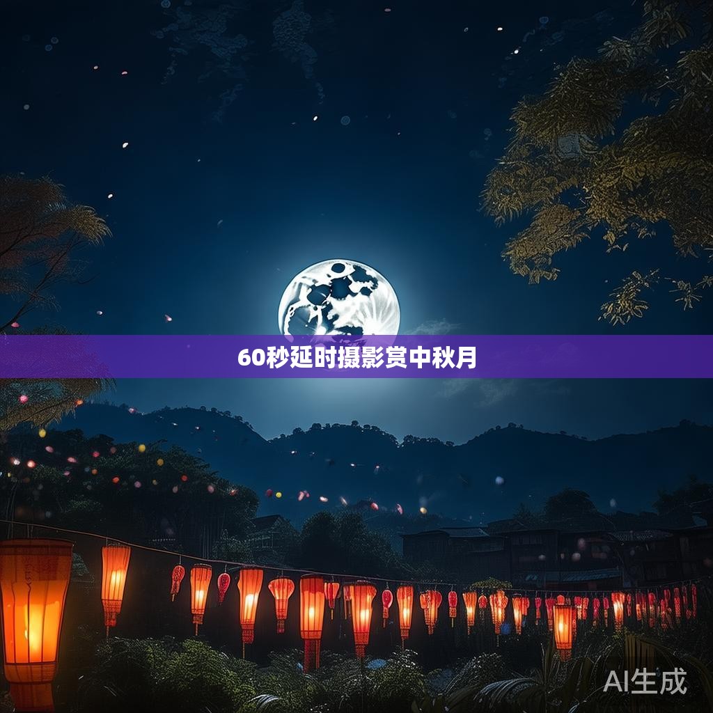 中秋月色：延时摄影记录的美好瞬间