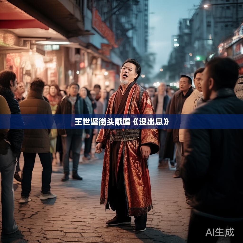 王世坚的街头献唱 王世坚的坚持与感动