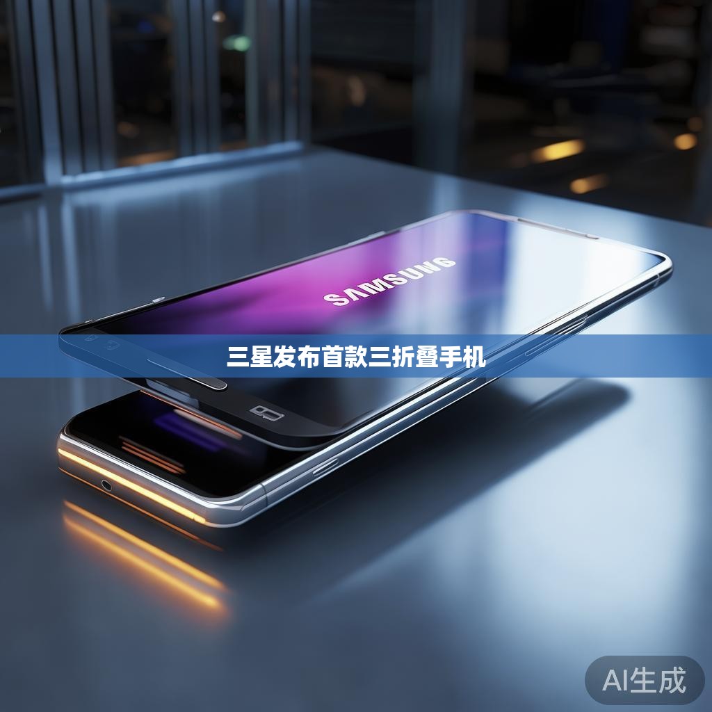 三星发布首款三折叠手机