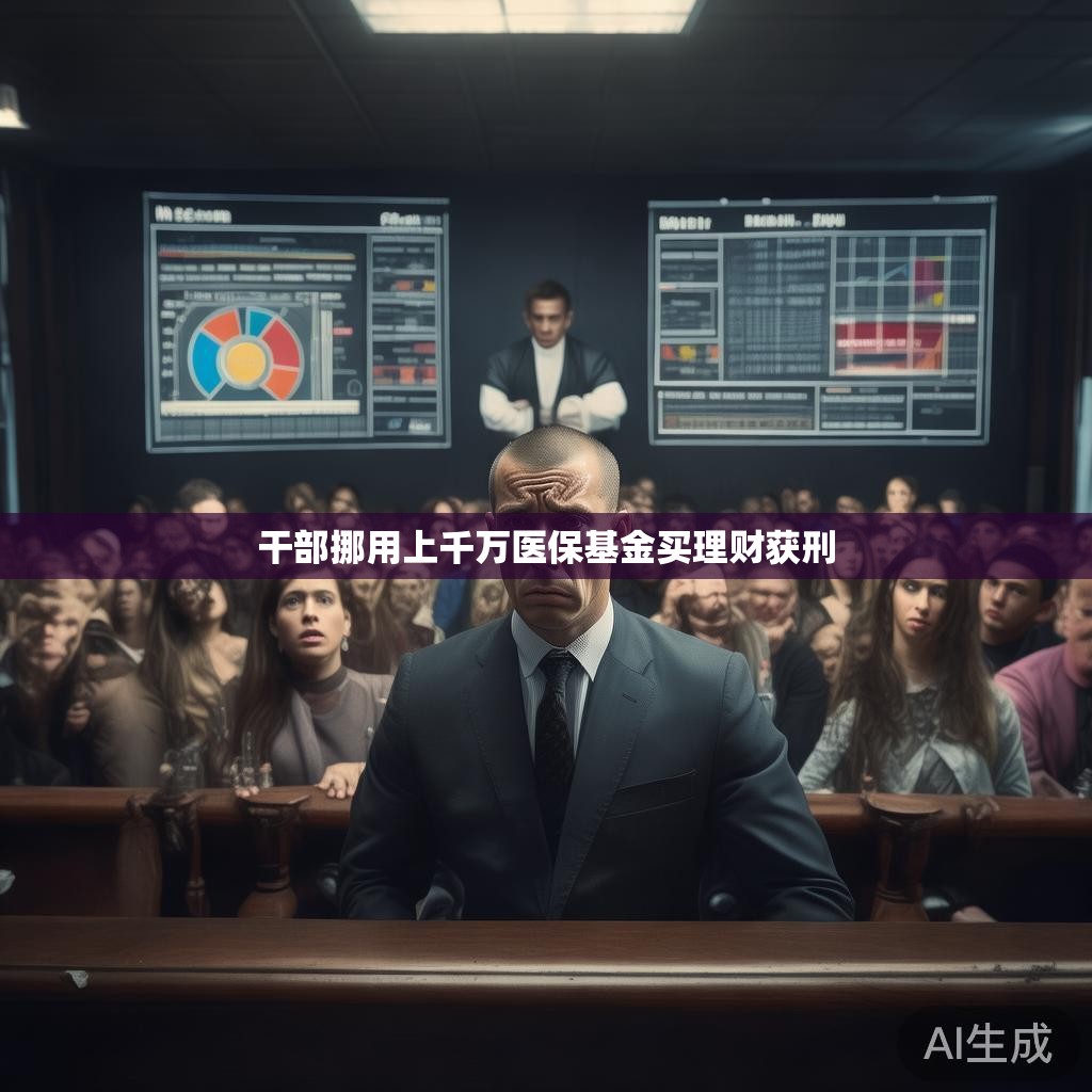 干部挪用上千万医保基金买理财获刑 干部挪用上千万医保基金买理财获刑