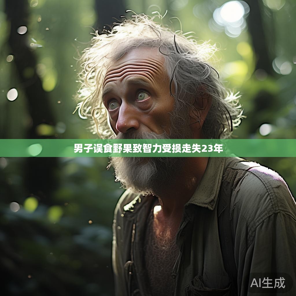 男子误食野果致智力受损走失23年