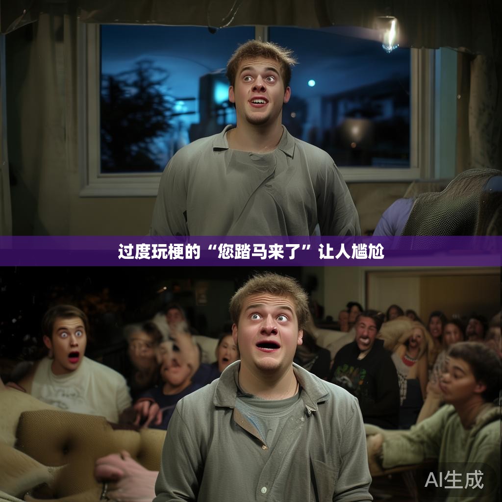 过度玩梗的“您踏马来了”让人尴尬