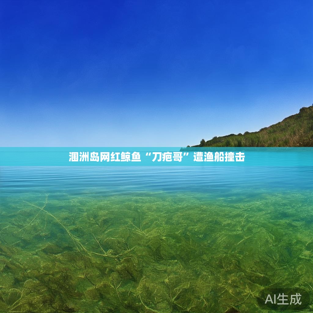 涠洲岛网红鲸鱼“刀疤哥”遭渔船撞击