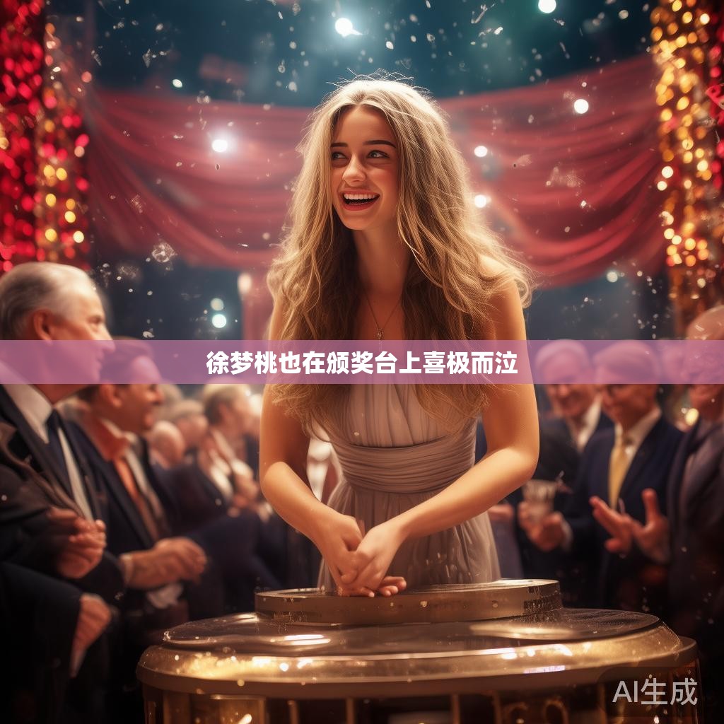 徐梦桃也在颁奖台上喜极而泣