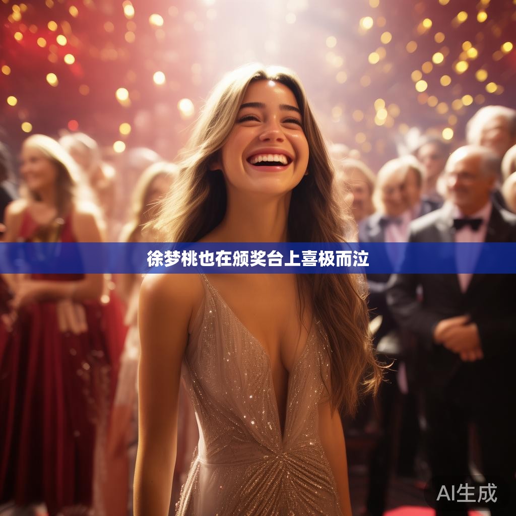 徐梦桃也在颁奖台上喜极而泣