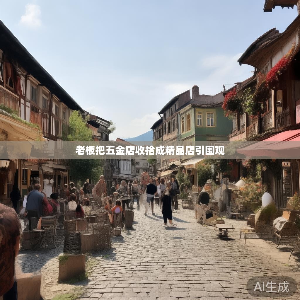 五金店变身为精品店引来众人围观 五金店变身为精品店