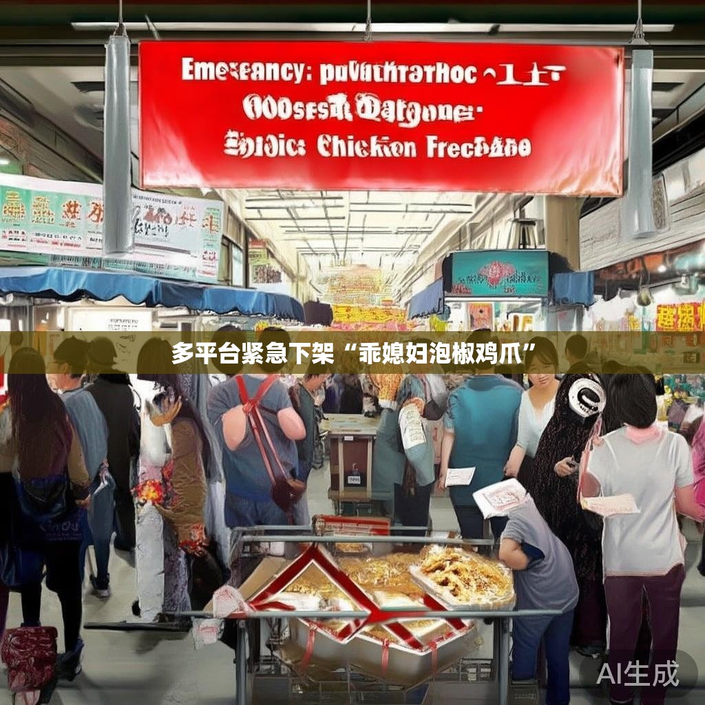 多平台紧急下架“乖媳妇泡椒鸡爪”